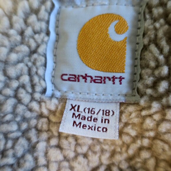 Carhartt Sierra Jacket Sherpa Lined Women's XL 16/18 Deep Wine Purple WJ141 DWN - Picture 5 of 7